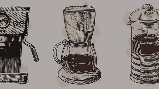 Cómo hacer café con cafetera italiana, exprés y de filtro