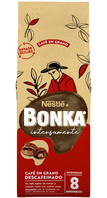 Café Bonka Grano Descafeinado Frontal