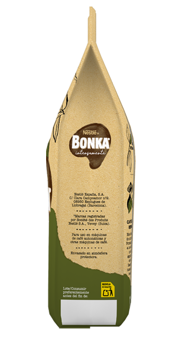 Café Bonka Grano Mezcla Intenso Lateral