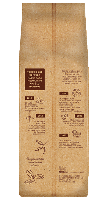 Café Bonka Grano Mezcla Intenso Trasero