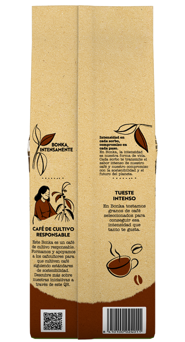 Café Bonka Grano Natural Trasero