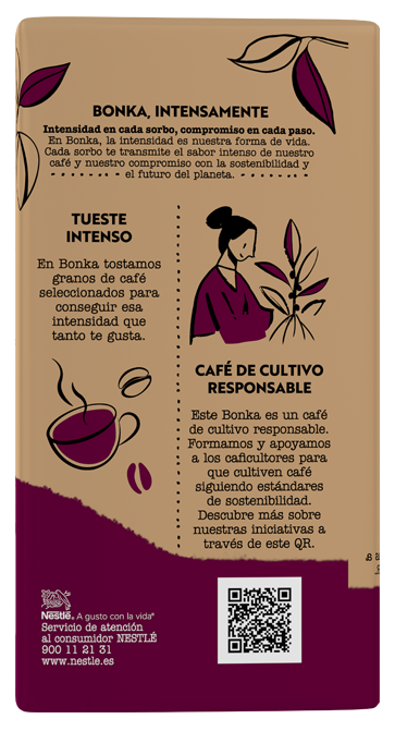 Café Bonka Molido Extrafuerte Trasero