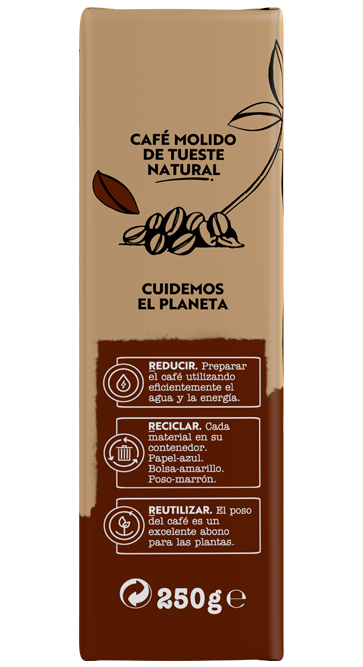 Café Bonka Molido Natural Lateral