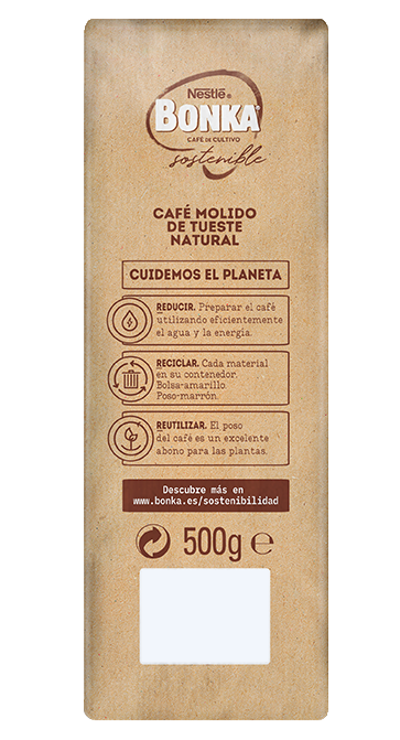 Café Bonka Molido Natural Lateral