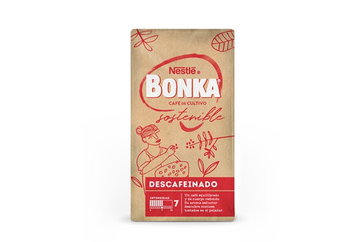 Bonka descafeinado molido
