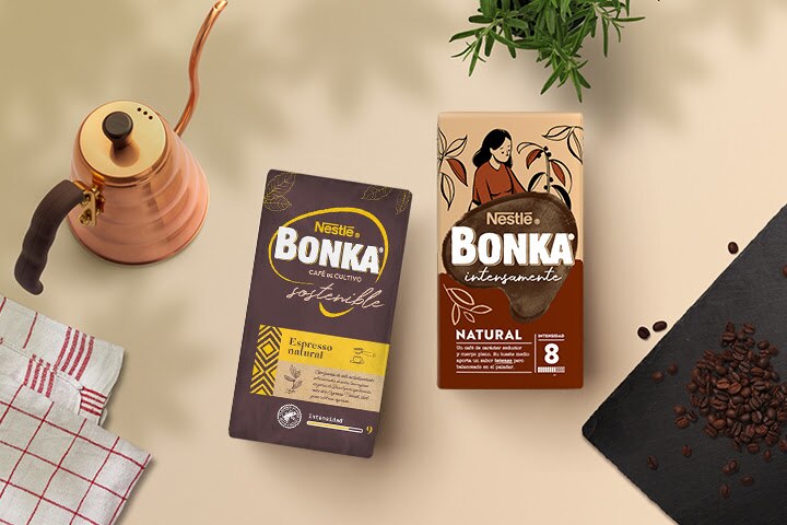 Cafés Bonka Espresso y Natural