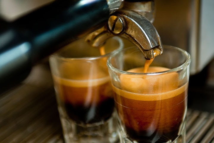 Cafetera de café doble
